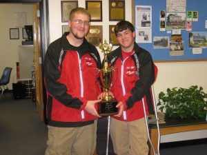 Pictured Left to Right: Kevin Reynolds and Eric Douglas-Stafford Auto Technology Program
